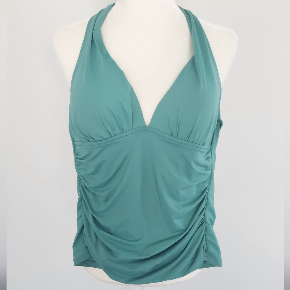 La Blanca tummy control tankini top size 8